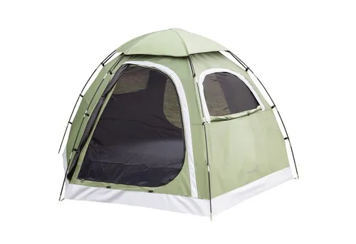 Skandika Kuppelzelt Namsos Sleeper - Kuppelzelt für 2 Personen mit eingenähtem Zeltboden und 3000 mm Wassersäule, ideal für schnelles Aufbauen und Komfort beim Camping.