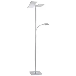 JUST LIGHT LED-Stehleuchte 11725-55 - Tisch- / Stehlampe mit 25 W, 2900 lm und warmem Licht bei 3000 K, perfekt für gemütliche Abende und stilvolle Beleuchtung.