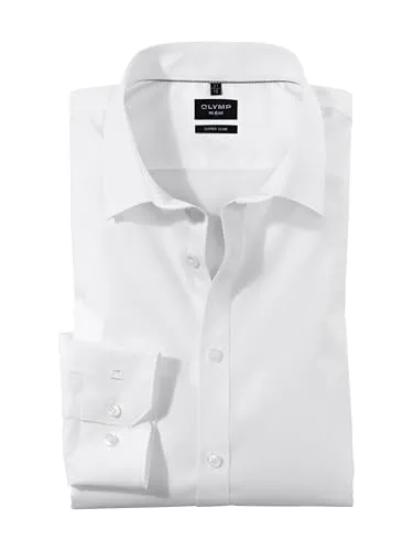 Produktbild Herren Hemd No. 6 Super Slim Fit Langarm, 44, weiß