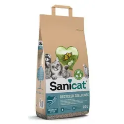 Sanicat Recycled Cellulose Katzenstreu 20 liter