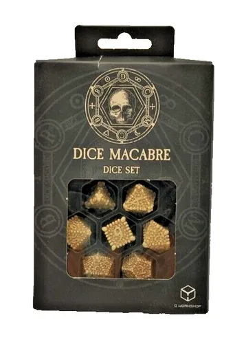 Dice Macabre Dice Set (7) Würfel - Spiel - englische Version - Neu OVP *