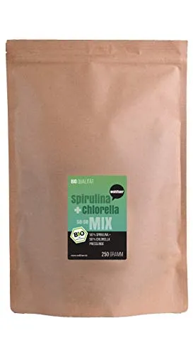 Wohltuer Spirulina + Chlorella Bio Algen Superfood Mix Tabletten in Rohkostqualität 250g