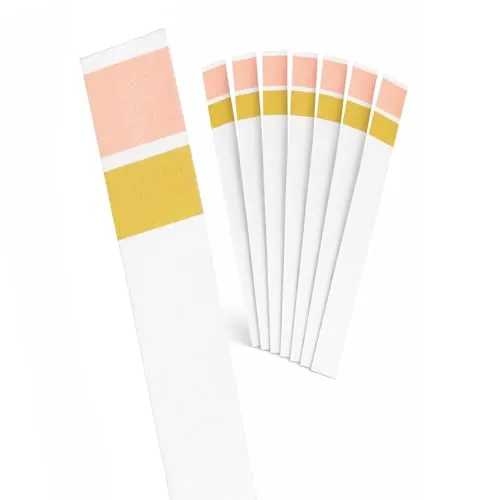 ECENCE pH Teststreifen 200 Stck, Lackmus Testpapier, Messbereich 4,5-9 Urin Teststreifen, Säuretest für verschiedene Flüssigkeiten (z. B. Aquarien, Trink-Wasser, Speichel, Pool)