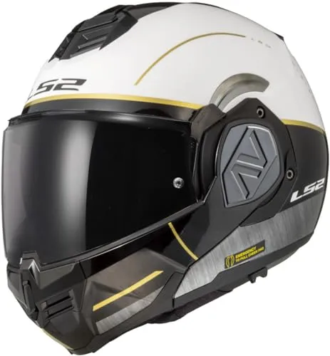 LS2 FF906 Advant Iron Helm, schwarz-weiss, Größe 3XL