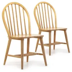 VS Venta-stock Stuhl aus Honigeiche – Eleganter Esszimmerstuhl