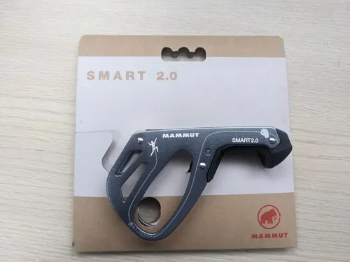 Mammut Smart 2.0 Sicherungsgerät - Hell Grau, One Size - Kletterzubehör mit innovativer Bremsfunktion für sicheres und präzises Sichern beim Klettern.