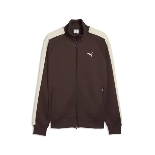 PUMA T7 ALWAYS ON Trainingsjacke Herren - Stylische Trainingsjacke mit dem ikonischen 7 cm Streifen. Ideal für Sport und Freizeit dank praktischem Zwei-Wege-Reißverschluss und Reißverschlusstaschen. Setze ein modisches Statement!