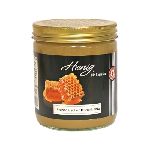 Schrader | Blütenhonig aus der Provence | feincremiger Blütenhonig Frankreich Lavendel Thymian Aromaprofil Premium-Honig | 500 g