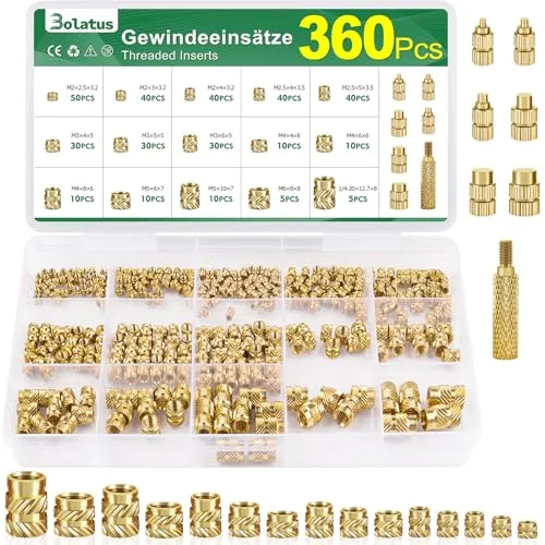 Schrauben & Muttern Gold von Bolatus