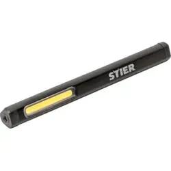 STIER Akku COB LED Stiftleuchte 200 Lumen mit Laserpointer