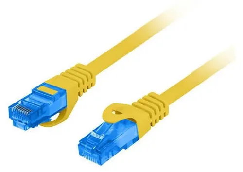 Lanberg patchcord s/ftp cat.6a 1m gelb lszh