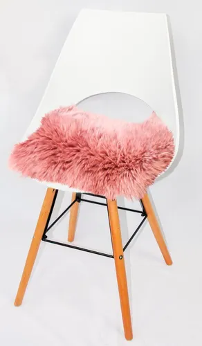 Heitmann Felle Stuhlkissen Lamm 44x44 cm - Echtes Lammfell Kissen, quadratische Sitzauflage, waschbar bei 30°C - für gemütliche und stilvolle Akzente in Ihrem Zuhause.