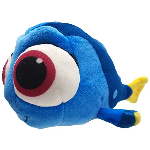 L.I.B Disney - Finding Dory Plüsch Fisch Spielzeug 16 cm - Weich- & Stoffpuppen, authentisches Dory Plüschtier mit großen Kulleraugen, perfekt als erstes Spielzeug für Babys und Kleinkinder, ideal zum Kuscheln und Mitnehmen.