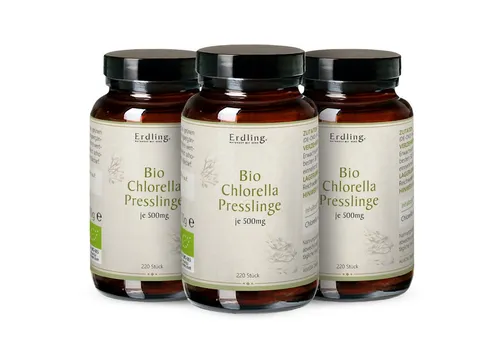 Waldkraft Erdling BIO Chlorella Presslinge Kapseln – 100% Bio-Chlorella für Deine tägliche Ernährung – Vegan, 620 St. - Erdling Bio Chlorella Presslinge – Deine grüne Ergänzung für den Alltag. Hochwertige Mikroalge in praktischer Form, ideal zur Unterstützung einer bewussten pflanzlichen Ernährung. Rein und ohne Zusätze für maximale Natürlichkeit.