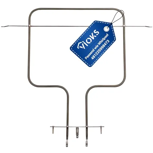 Heizelement Oberhitze für Whirlpool 481225998473 - Backofen- & Herdteile, hochwertiges Heizelement für optimale Oberhitze und Kompatibilität mit verschiedenen Whirlpool-Modellen.