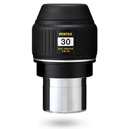 Pentax 70537 XW30-R Okular 30x - Teleskopokular mit 70°-Blickwinkel und 20 mm Augenabstand für komfortables Beobachten des Nachthimmels, wetterfest und mit hochwertiger Optik für außergewöhnliche Bildqualität.