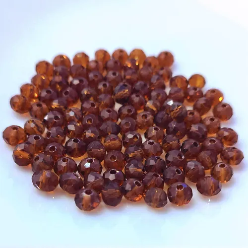 Glasperlen Facettiert zum Basteln Bastelperlen Glasschliff Kristall Perlen Glas