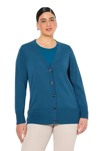 Ulla Popken Damen Strickjacke in großen Größen von Ulla Popken