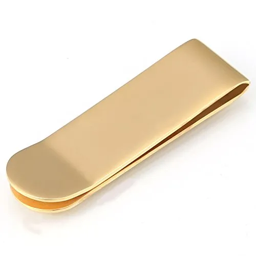 DonDon Herren Geldscheinklammer – Goldschein