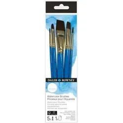 Daler Rowney Aquarellmalpinsel Simply 5er-Set