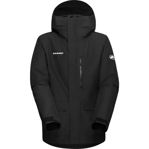 Mammut Herren Fall Line Thermo Hooded Jacke, Schwarz, XL EU - Funktionsjacke für Freeride-Abenteuer: Wasserdicht, mit isolierender Wärme und optimaler Bewegungsfreiheit für aktive Wintersportler.