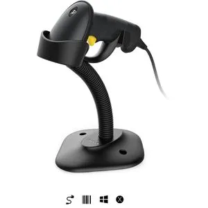 Inateck USB Barcode Scanner BCST-33 mit Halterung - Handscanner mit intelligenter Halterung für komfortables Scannen, ideal für den Einzelhandel und Lagerverwaltung.