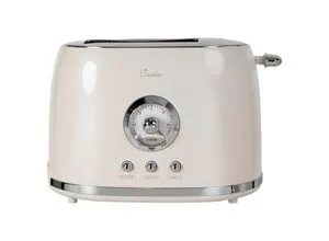 Bkitchen nostalgia 200 Toaster cremeweiß (422017) in weiß von SILVA SCHNEIDER