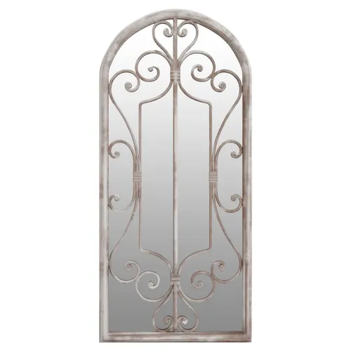 vidaXL Gartenspiegel 100x45cm in beige von vidaXL