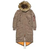 Winterjacke ALPHA INDUSTRIES - Damen Cold Weather Jacket - Funktionsjacke für stilvolle Frauen, warm gefüttert mit verstellbarer Kapuze für optimalen Schutz gegen Kälte und Wind.