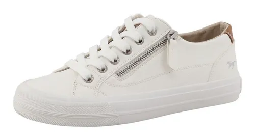 Mustang Shoes 26M0222013 00001 Weißer Sneaker 38 EU - Stylischer Sneaker in Größe 38, aus hochwertigem Lederimitat. Ideal für den Alltag, mit bequemer Passform und abriebfester Laufsohle für langanhaltenden Komfort.