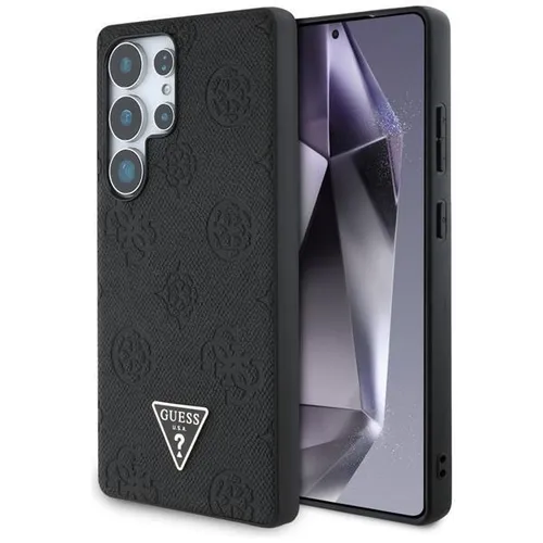 Guess Samsung Galaxy S25 Ultra Grained Pattern Triangle MagSafe Case