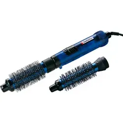 BaByliss 2602 Moonlight - Lockenbürste mit 25mm und 32mm Aufsätzen, für voluminöse Locken und glänzendes Haarpflegeergebnis