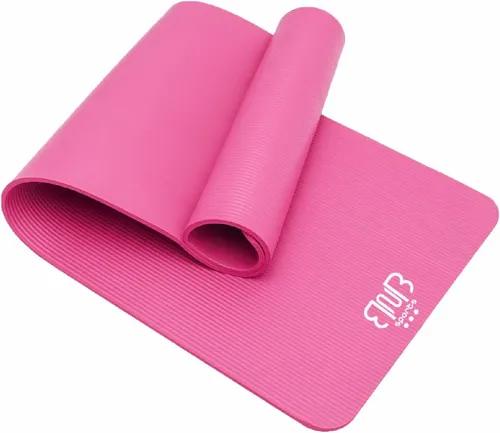 rutschfeste Gymnastikmatte, Rosa Yogamatte Stretching - Premium NBR Sportmatte