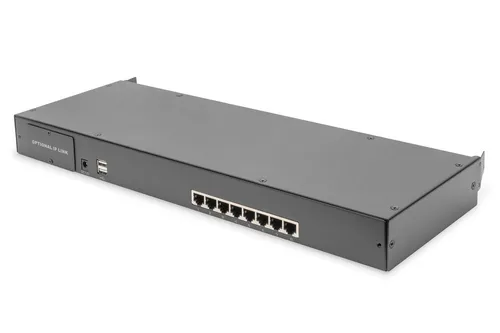 DIGITUS Professional DS-72216 KVM-Switch - 16 Ports - KVM-Switch für Rackmontage mit 16 Ports, ideal für die zentrale Steuerung mehrerer Server in Rechenzentren oder Büros.