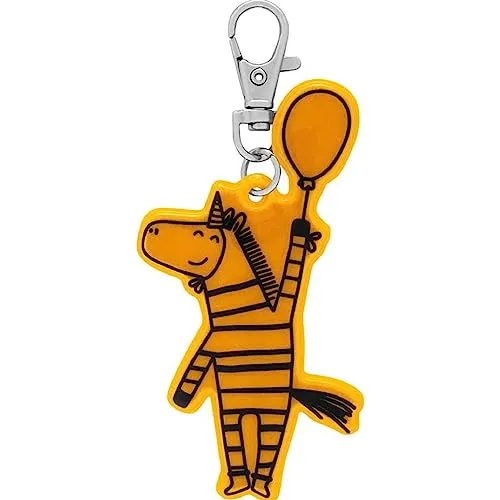 Sheepworld, Gruss und Co - 48290 - Anhänger Neon Reflektor, Einhorn, Supercoole Schulweg-Begleiter, Länge 9cm, mit Karabiner