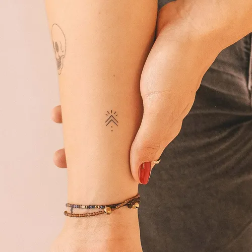 Spirituelle Energie, wasserfestes temporäres Tattoo - Inkster®