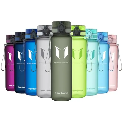 Super Sparrow Trinkflasche in grün von Super Sparrow