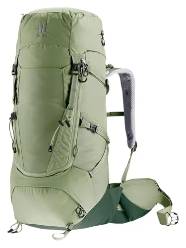 Deuter Aircontact Core 45+10 SL Grove-Ivy - Trekkingrucksack - Trekkingrucksack mit ergonomischen Active Fit Schulterträgern und optimaler Lastverteilung für maximalen Tragekomfort auf langen Touren.
