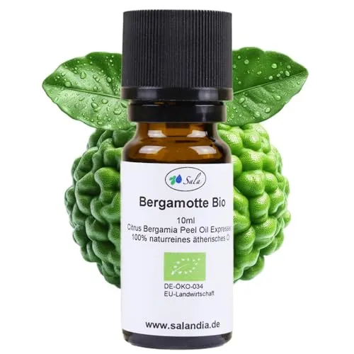 Sala Bergamotteöl ätherisches Öl naturrein BIO kbA - zum Verzehr - 10 ml