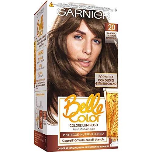 BELLE COLOR 20 castano chiaro naturale - Haarfärbemittel