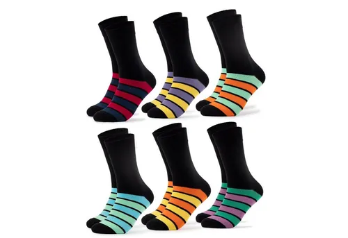 OCCULTO Basicsocken Herren Bunte Socken 6er Pack (Modell: Moritz) (6-Paar)