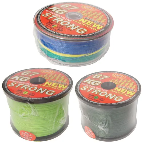 WFT KG STRONG Schnur geflochtene 600m 0,39mm 67kg - Gelb - Hochwertige WFT KG STRONG geflochtene Schnur für Angler! Mit 67kg Tragkraft und 8-fach geflochten für optimale Rundheit und Knotenfestigkeit. Ideal für diverse Angelmethoden weltweit.
