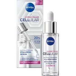 NIVEA Cellular Expert Filler Hyaluron Replumping Serum - Hyaluronsäure – Leichtes, schnell einziehendes Anti-Aging Serum mit 20% Hydra Elixir für geglättete Falten und verbessertes Hautbild, geeignet für alle Hauttypen.