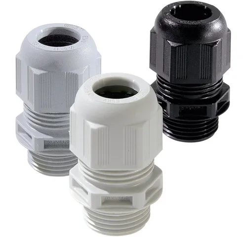 Wiska Kabelverschraubung M12 - 50 Stück in Schwarz (RAL 9005) - Elektrische Kabel & Leitungen - Robuste Polyamid-Kabelverschraubung für optimale Abdichtung und Schutz von Kabelverbindungen.