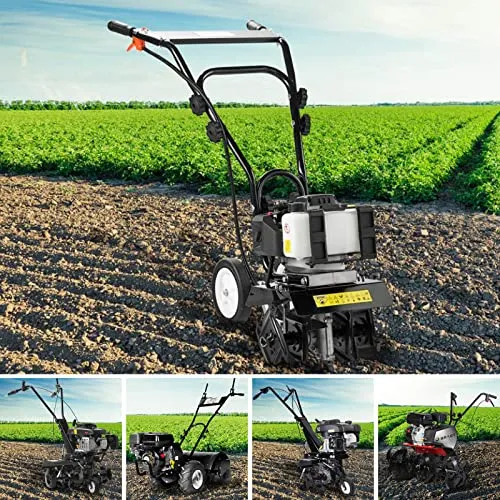 BRAST Motorhacke AF2500 - Benzin Gartenfräse mit Radantrieb - Motorhacken, leistungsstarke 2,6 PS Benzinmotor für effizientes Arbeiten im Garten, leicht und wendig, ideal für kleine und große Flächen.