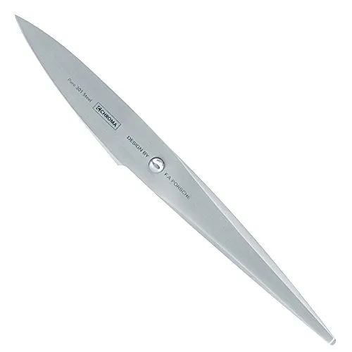 CHROMA Schälmesser P-09 type 301 – Der perfekte Küchenhelfer - Gemüsemesser mit 7,7 cm Klinge, ideal zum Schälen und Schneiden von Obst und Gemüse. Leicht und preisgekrönt im Design, geliefert in einer eleganten Geschenkverpackung.