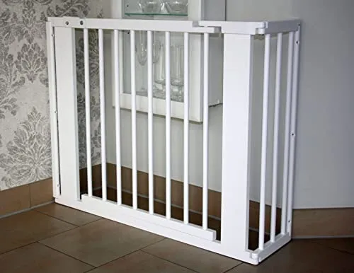 Schutzgitter Absperrgitter Türgitter Treppenschutzgitter V 117 bis 363 cm Weiß