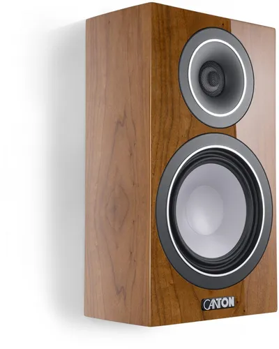 Canton Vento 10 - Eleganter 2-Wege OnWall Lautsprecher in Nussbaum 