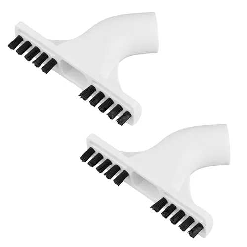 ALANBERG® Dampfreiniger, Leistung: 1500 W, Aufheizzeit: 15 sec., 6-Dampfintensitäten, Volumen: 1.3L, 20-teiliges Zubehörset, Tragbar oder Rollend, Weiß (Fugenbürste)