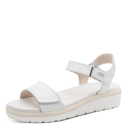 Tamaris Damen Sandaletten - Bequeme Sommerschuhe mit Wechselfußbett - Kategorie: Sandalen. Diese flachen Sandaletten bieten höchsten Komfort dank des Wechselfußbetts und sind perfekt für entspannte Sommertage.